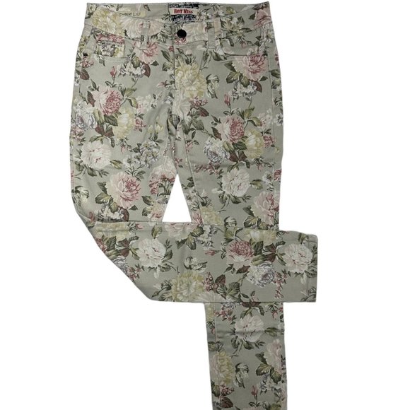 Hot Kiss Denim - Hot Kiss Skinny Lily Floral Jeans (4)